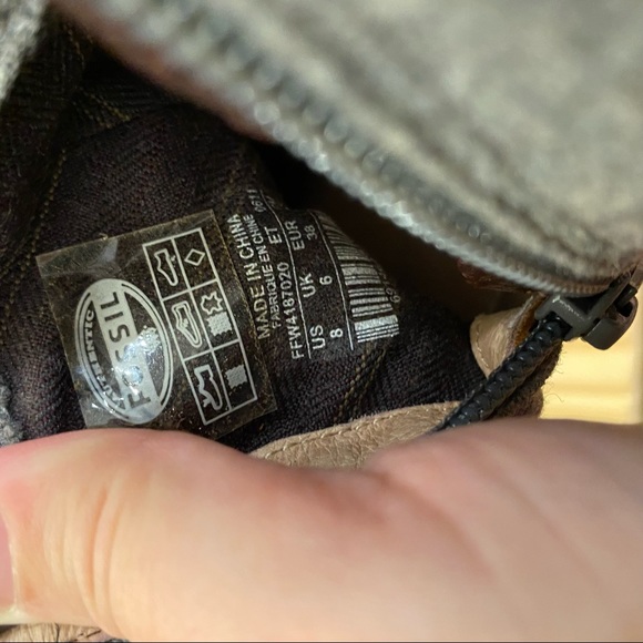 Fossil Sadie Anole Booties 8 - Picture 11 of 11